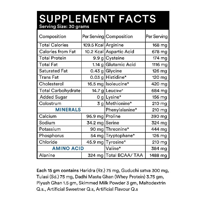 LIFENOW Immune Care Powder with Whey Protein - 300g (Vanilla)