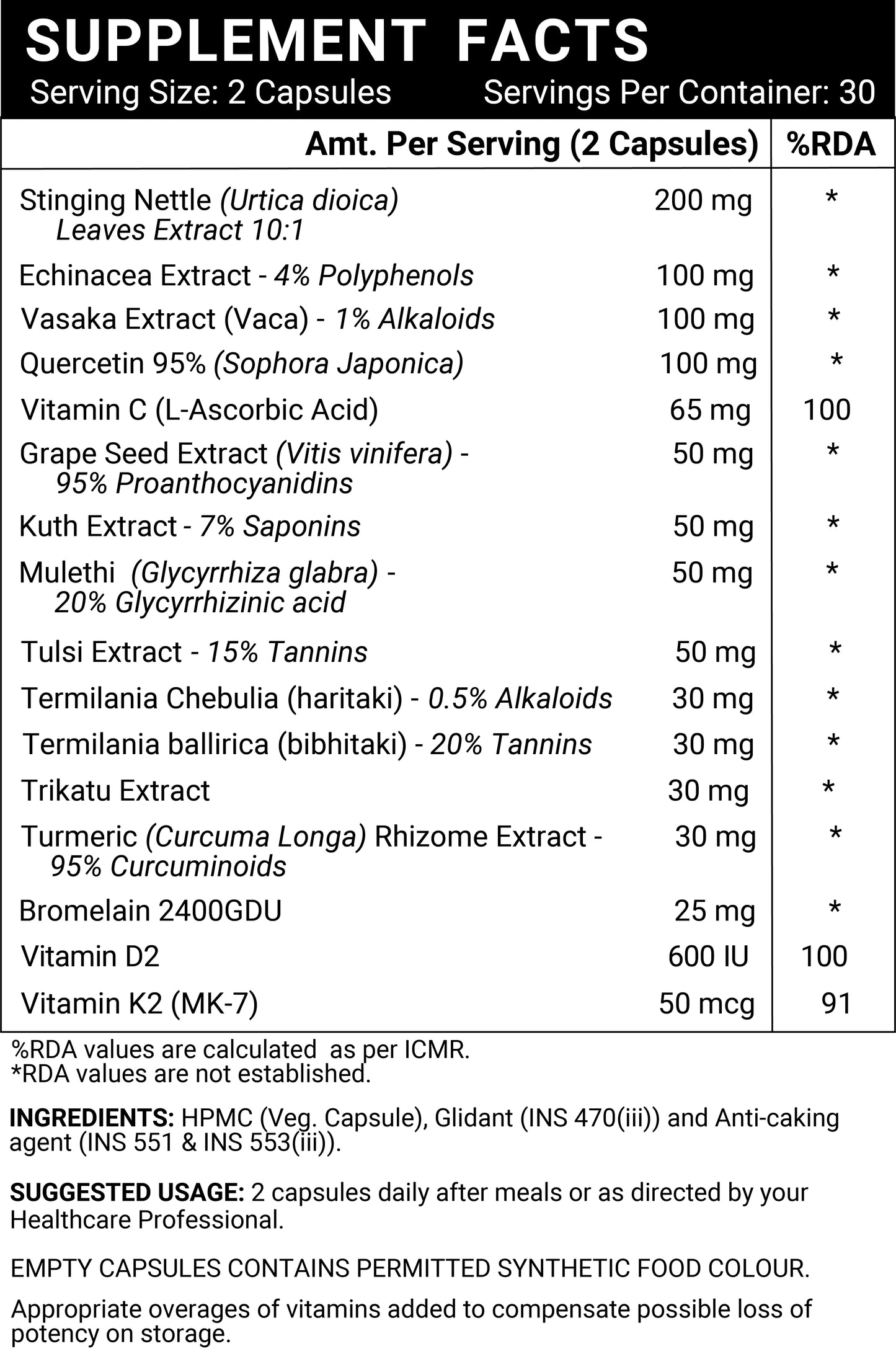 LIFENOW Lung Detox Supplement, Supports Healthy Lungs, Protects from Pollution - 60 Veg Capsules